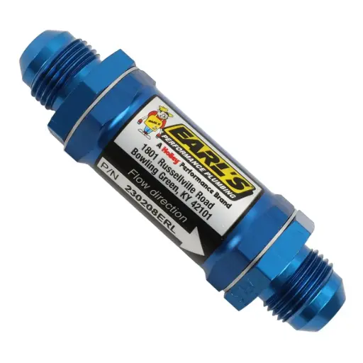 Earl's Fuel Filter With Screen Type Element, Size -8 AN