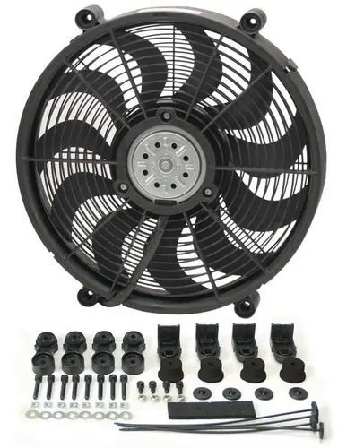 [DER-16217] 🏁 Derale 17″ High Output Single RAD Fan