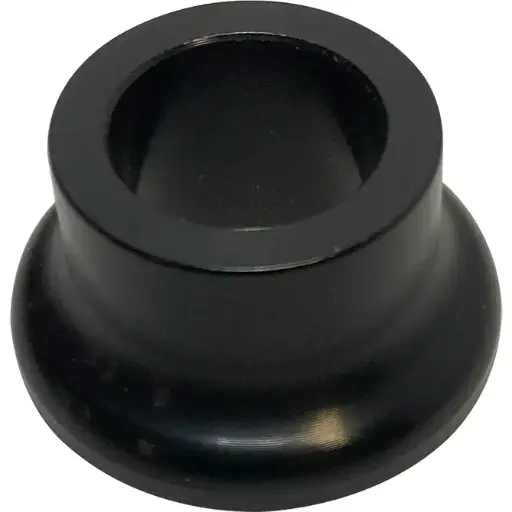 [GRP-716ABK] Black Aluminum Tapered Spacer 1/2 bore x 1/2 Thick 