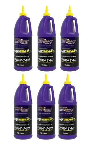 [RP-06301] Royal Purple Max Gear 75W140 Gear Oil, 6 Quarts
