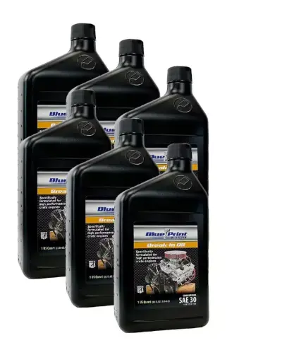 [BPP710-6] BluePrint Break In Motor Oil, 6 Quarts