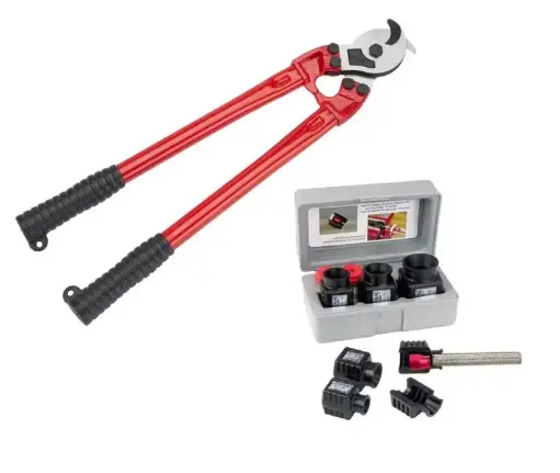 [910-2240] Braided Hose Installation Kit 4AN-8AN and Heavy Duty Cutter Tool