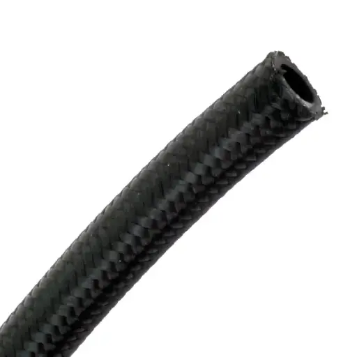 [LIN-016BN] '-16 Black Nylon Lightweight Hose, Used with Regular AN Hose Fittings (Price per Foot)