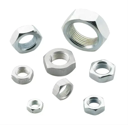 [GRE-S380L] 3/8" Steel Jam Nut L.H., EACH