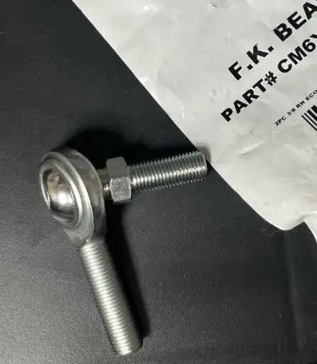 [GRE-EMR6S] 3/8-24 Male Rod End with Stud