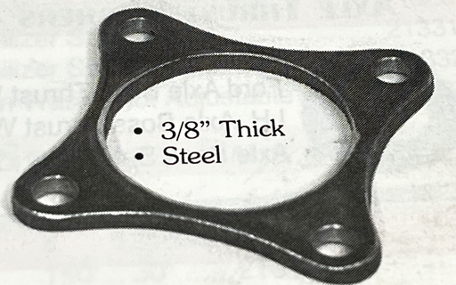 [GRE-1602] 4 Hole Weld on Axel Flange 3/8 Steel