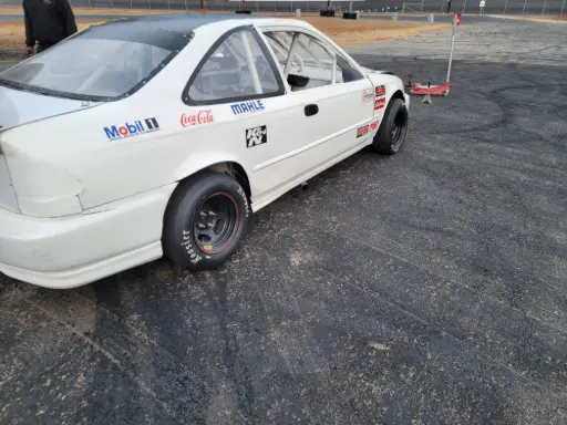 [BAS-38SH4] Bassett Racing Inertia Advantage Black Gloss Wheels 13x8 HONDA/ACURA/SATURN