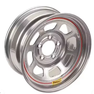 [BAS-57RC3S] Bassett 15 x 7 x 3" x 5 on 4-3/4 Silver