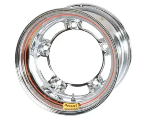 [BAS-54SR65C] Bassett 15x14x6-1/2 Chrome Wide Five Wheel